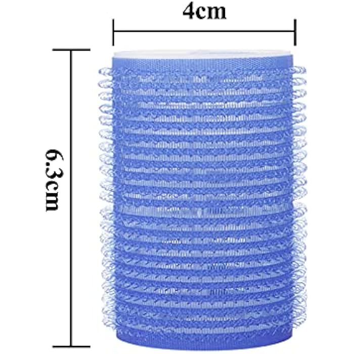 12 Pieces Hair Rollers Set, Self Holding Rollers Salon Hairdressing Curlers DIY Curling Tool Hair Curlers Rollers Tools for Men Kids Women (40 mm) - Image 2